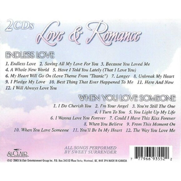 Love & Romance - Endless Love & When You Love Someone CD's - 36366cd - Picture 2 of 2